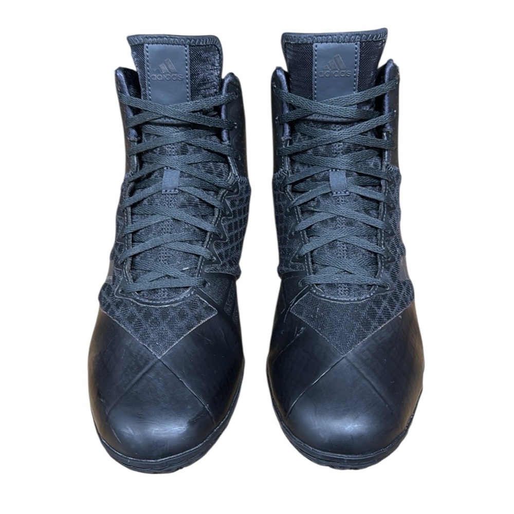 Adidas Mat Wizard 4 Black Carbon AC6971 Men's High Top Wrestling Shoes Size US 9 - Picture 6 of 13